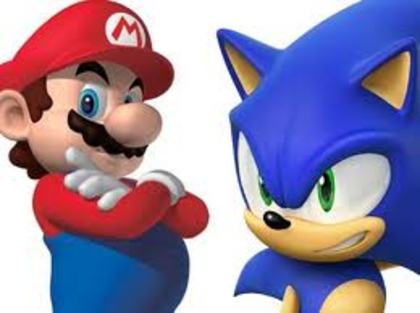 1 - poze cu mario and sonic and luigi