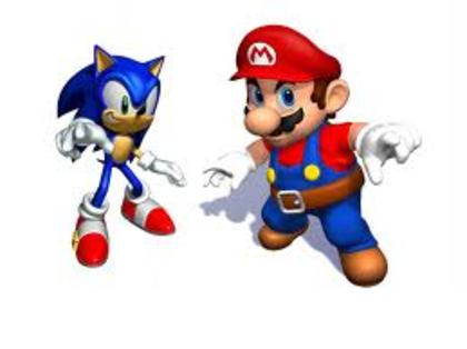 4 - poze cu mario and sonic and luigi