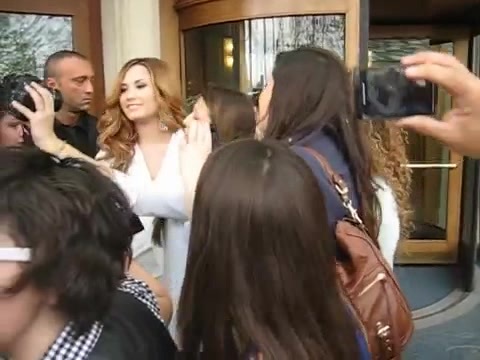 Demi Lovato In Milan - Outside Her Hotel 0972