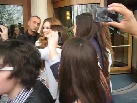 Demi Lovato In Milan - Outside Her Hotel 0979 - Demilush In Milan - Outside Her Hotel Part oo1