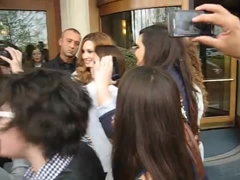 Demi Lovato In Milan - Outside Her Hotel 0981 - Demilush In Milan - Outside Her Hotel Part oo1