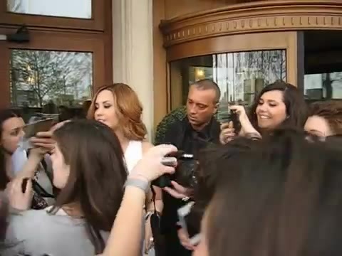 Demi Lovato In Milan - Outside Her Hotel 1117 Demi Lovato In Milan - Outside Her Hotel 1117