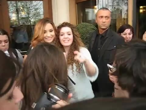 Demi Lovato In Milan - Outside Her Hotel 1180 Demi Lovato In Milan - Outside Her Hotel 1180