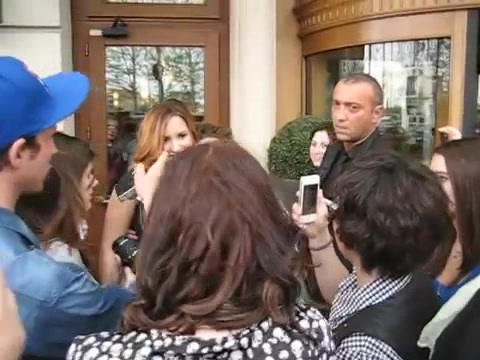 Demi Lovato In Milan - Outside Her Hotel 1236