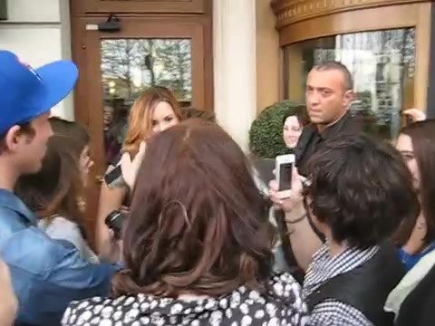 Demi Lovato In Milan - Outside Her Hotel 1237