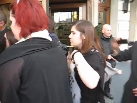 Demi Lovato In Milan - Outside Her Hotel 1284 Demi Lovato In Milan - Outside Her Hotel 1284