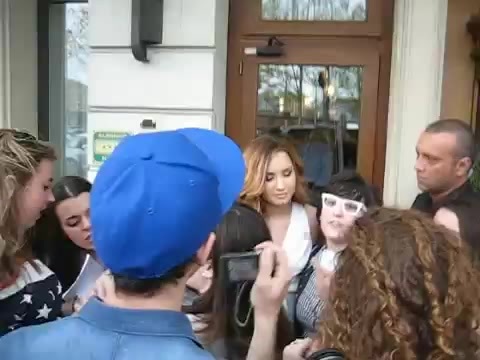 Demi Lovato In Milan - Outside Her Hotel 1388 Demi Lovato In Milan - Outside Her Hotel 1388