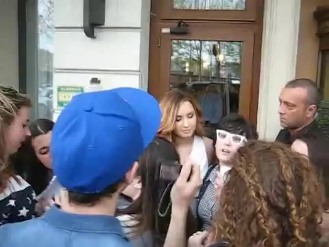 Demi Lovato In Milan - Outside Her Hotel 1389 Demi Lovato In Milan - Outside Her Hotel 1389