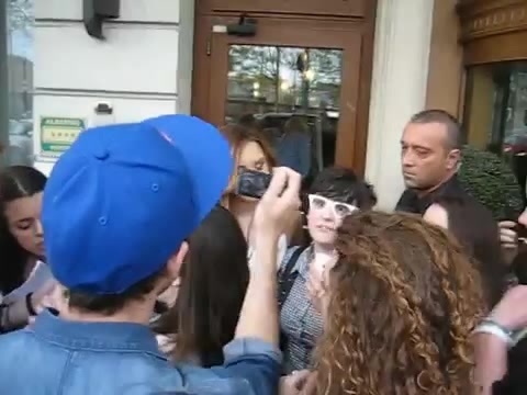 Demi Lovato In Milan - Outside Her Hotel 1393 Demi Lovato In Milan - Outside Her Hotel 1393