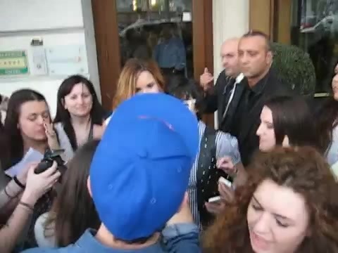 Demi Lovato In Milan - Outside Her Hotel 1415 Demi Lovato In Milan - Outside Her Hotel 1415