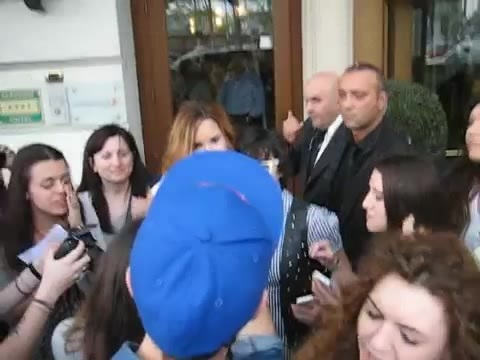 Demi Lovato In Milan - Outside Her Hotel 1416 Demi Lovato In Milan - Outside Her Hotel 1416