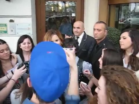 Demi Lovato In Milan - Outside Her Hotel 1424 Demi Lovato In Milan - Outside Her Hotel 1424