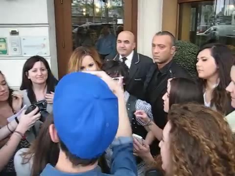 Demi Lovato In Milan - Outside Her Hotel 1426 Demi Lovato In Milan - Outside Her Hotel 1426
