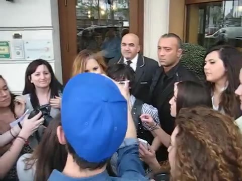 Demi Lovato In Milan - Outside Her Hotel 1427 Demi Lovato In Milan - Outside Her Hotel 1427