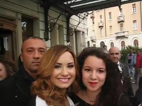 Demi Lovato In Milan - Outside Her Hotel 1704 - Demilush In Milan - Outside Her Hotel Part oo3