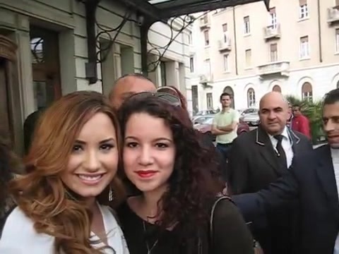 Demi Lovato In Milan - Outside Her Hotel 1724 - Demilush In Milan - Outside Her Hotel Part oo3