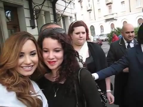 Demi Lovato In Milan - Outside Her Hotel 1740