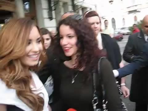 Demi Lovato In Milan - Outside Her Hotel 1744 - Demilush In Milan - Outside Her Hotel Part oo3