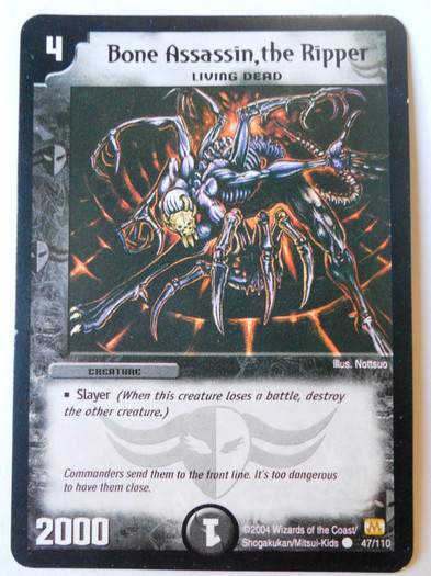 Bone Assassin, The ripper - Carti originale Duel Masters de vanzare