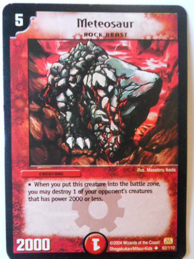 Meteosaur - Carti originale Duel Masters de vanzare