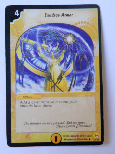 Sundrop Armor - Carti originale Duel Masters de vanzare