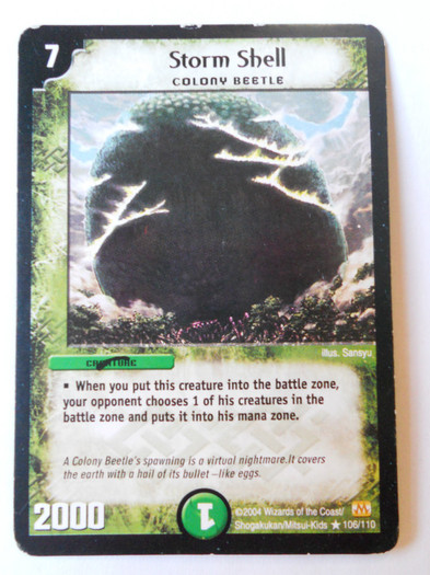 Storm Shell - Carti originale Duel Masters de vanzare