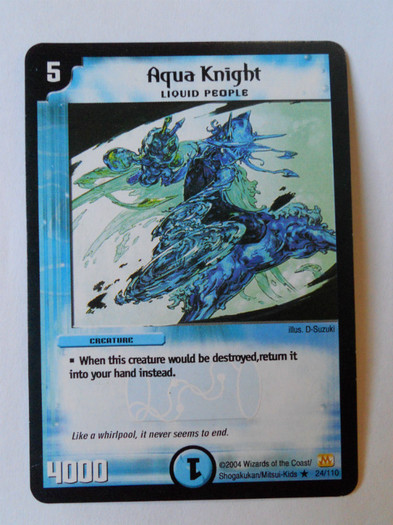 Aqua Knight; Very rare.
