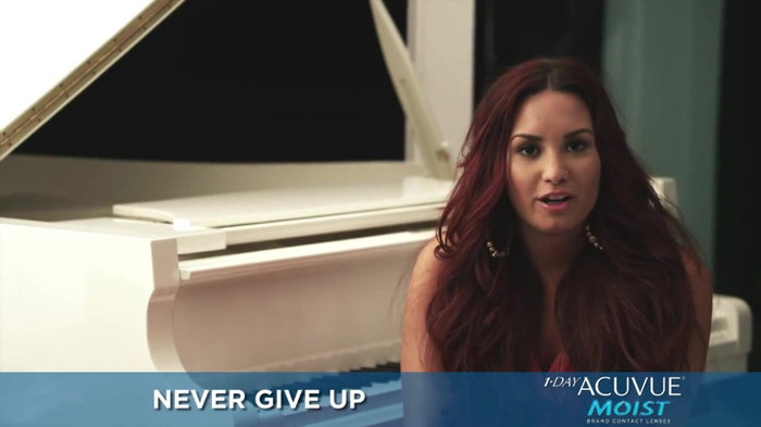 Demi Lovato talks about never giving up_ ACUVUE® 1-DAY Contest Stories 0165 - Demi - Talks About Never Giving Up ACUVUE 1 DAY Contest Stories