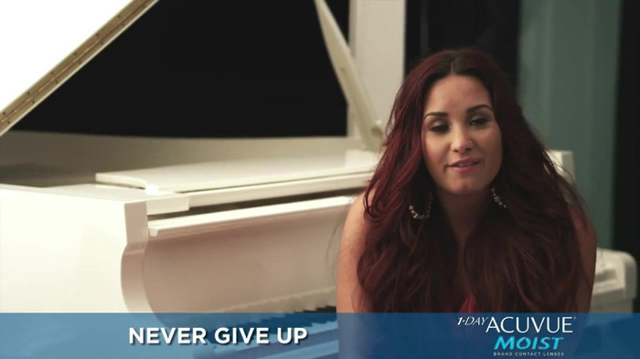 Demi Lovato talks about never giving up_ ACUVUE® 1-DAY Contest Stories 0191