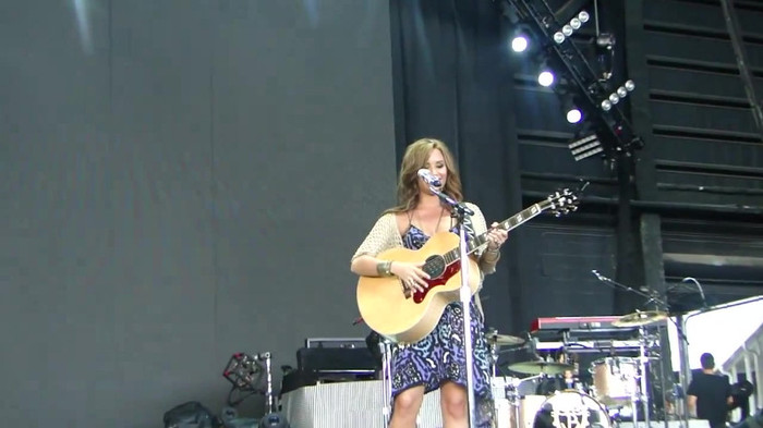 Demi Lovato Stop The World Soundcheck Tampa {HD} 0044