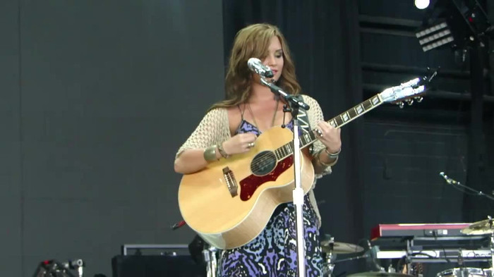 Demi Lovato Stop The World Soundcheck Tampa {HD} 0121
