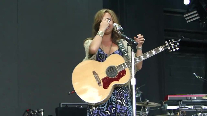 Demi Lovato Stop The World Soundcheck Tampa {HD} 0375