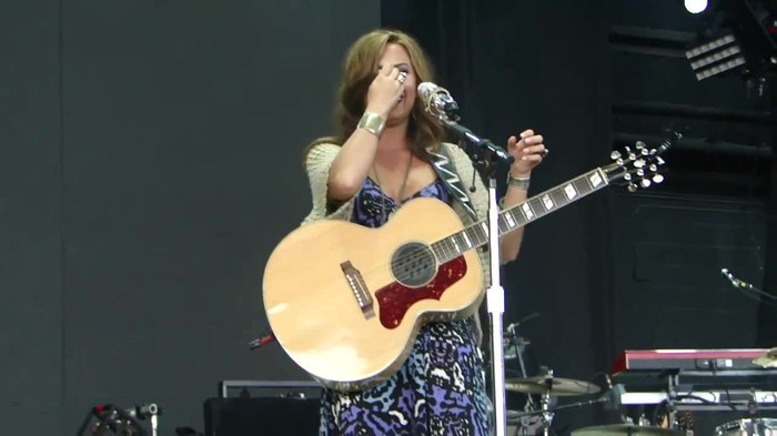 Demi Lovato Stop The World Soundcheck Tampa {HD} 0377