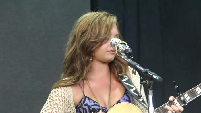 Demi Lovato Stop The World Soundcheck Tampa {HD} 1065