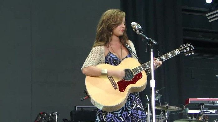 Demi Lovato Stop The World Soundcheck Tampa {HD} 0789