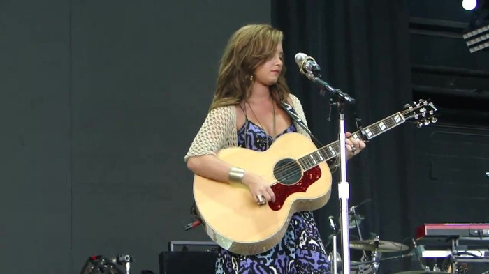 Demi Lovato Stop The World Soundcheck Tampa {HD} 0792