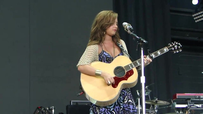 Demi Lovato Stop The World Soundcheck Tampa {HD} 0793
