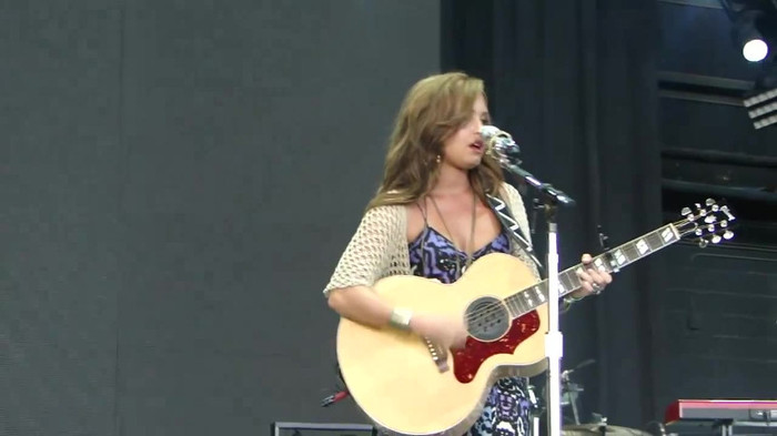 Demi Lovato Stop The World Soundcheck Tampa {HD} 0856