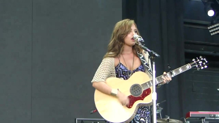 Demi Lovato Stop The World Soundcheck Tampa {HD} 0861