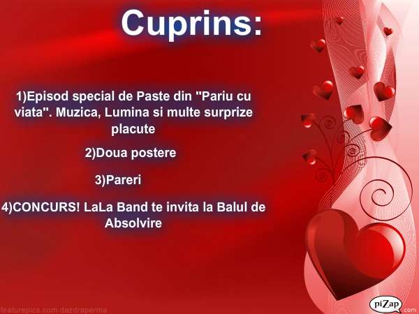 Cuprins - Lala Band Magazine-nr 2