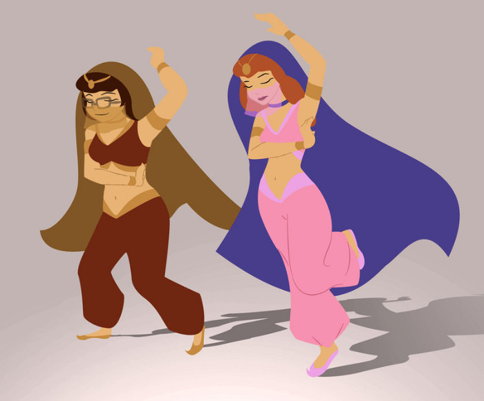 dance_of_velma_and_daphne_by_mehipnotizas-d3lg27q - Daphne si  Fred