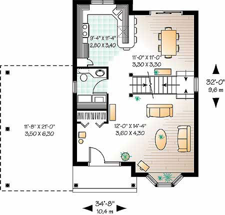 m150_30plan1 - Case lemn