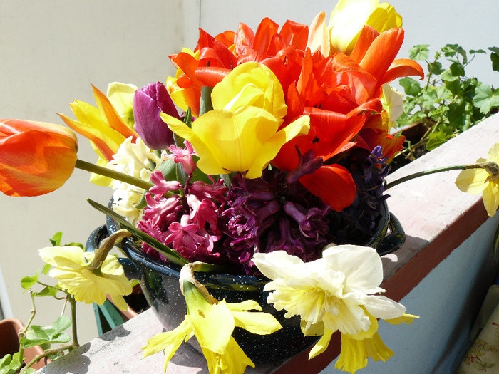 Mix de flori culese din gradina