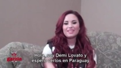 Demi Lovato Send A Message To Paraguay Lovatics (106) - Demilush Send A Message To Paraguay Lovatics Part oo1