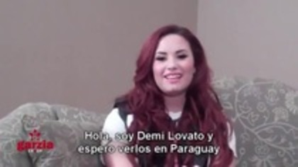 Demi Lovato Send A Message To Paraguay Lovatics (109) - Demilush Send A Message To Paraguay Lovatics Part oo1
