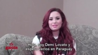 Demi Lovato Send A Message To Paraguay Lovatics (488) - Demilush Send A Message To Paraguay Lovatics Part oo2