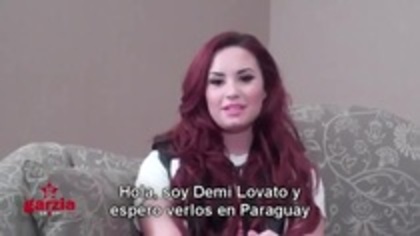 Demi Lovato Send A Message To Paraguay Lovatics (490) - Demilush Send A Message To Paraguay Lovatics Part oo2