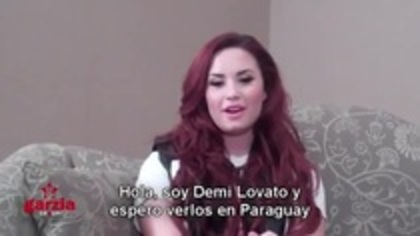 Demi Lovato Send A Message To Paraguay Lovatics (497)