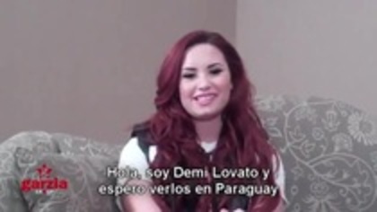 Demi Lovato Send A Message To Paraguay Lovatics (530) - Demilush Send A Message To Paraguay Lovatics Part oo2