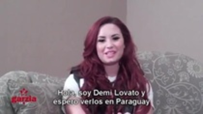 Demi Lovato Send A Message To Paraguay Lovatics (536) - Demilush Send A Message To Paraguay Lovatics Part oo2